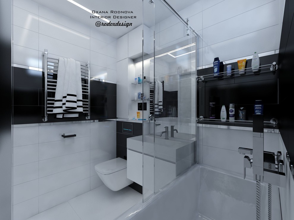 Монохромная ванная