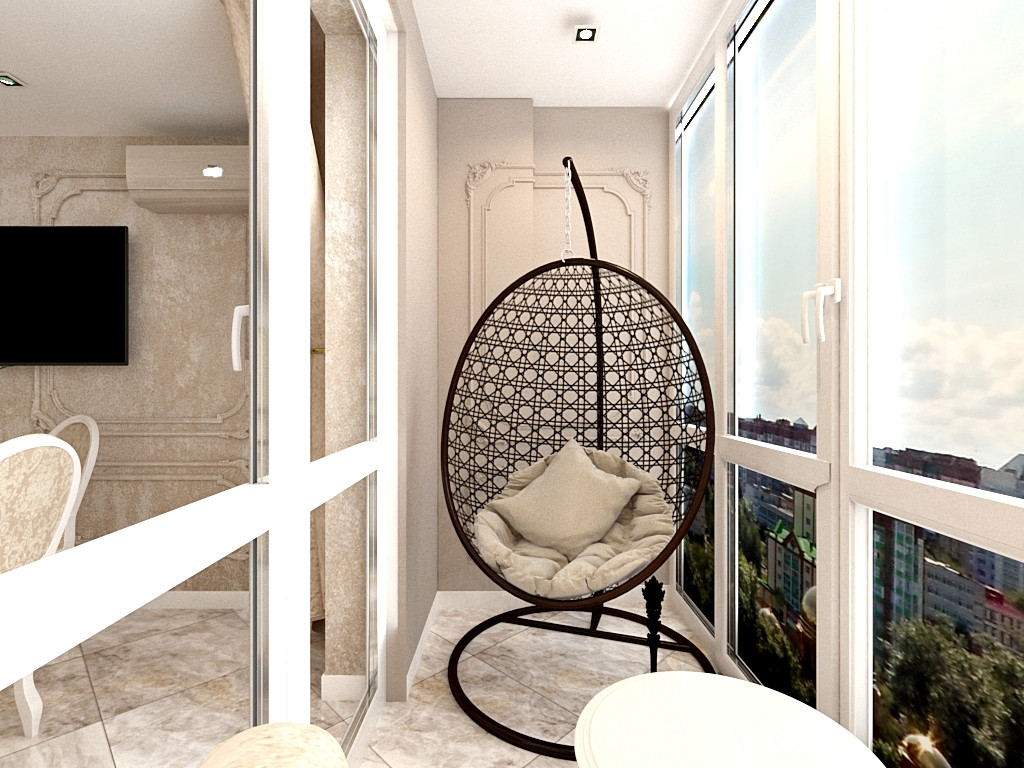 Классический интерьер трехкомнатной квартиры площадью 91,4 кв.м.