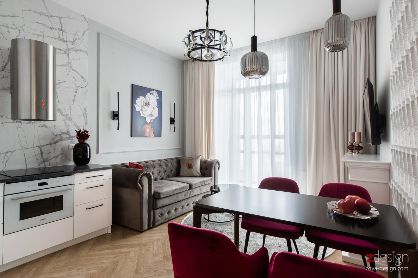 Обложка проекта: Квартира в ЖК Династия