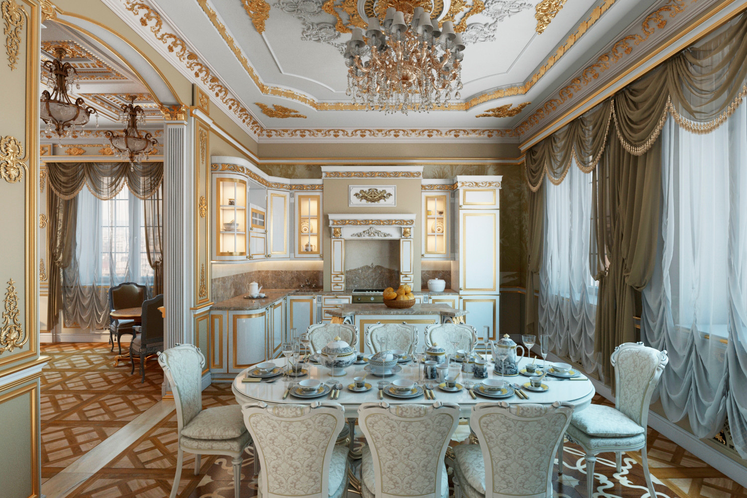 Luxurious interior