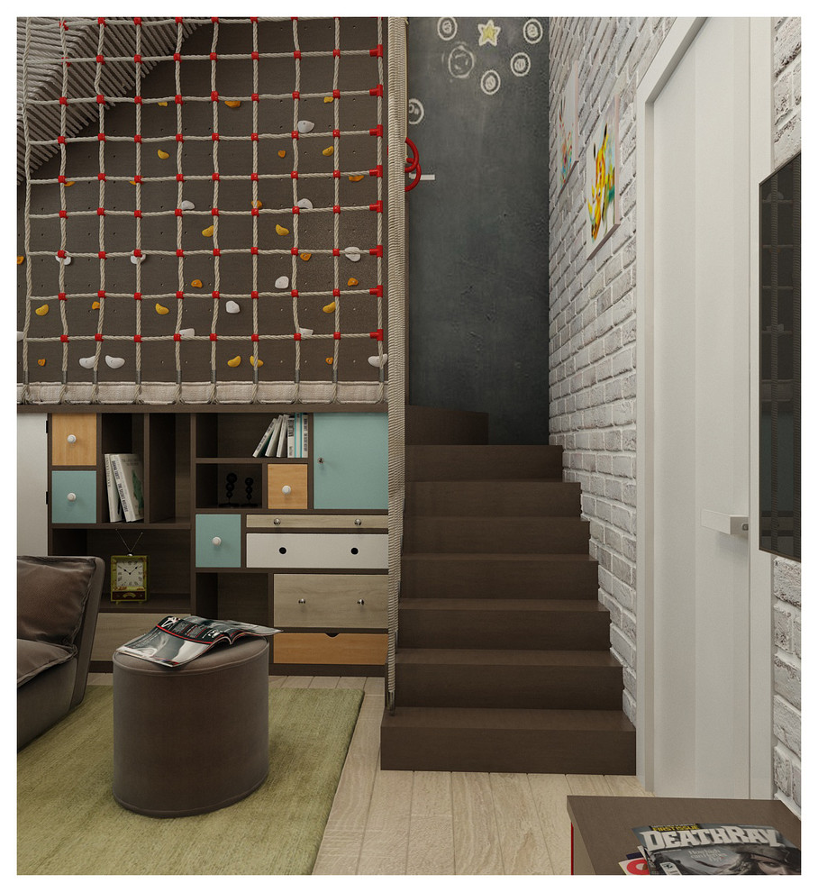 Двухэтажный дом в современном стиле