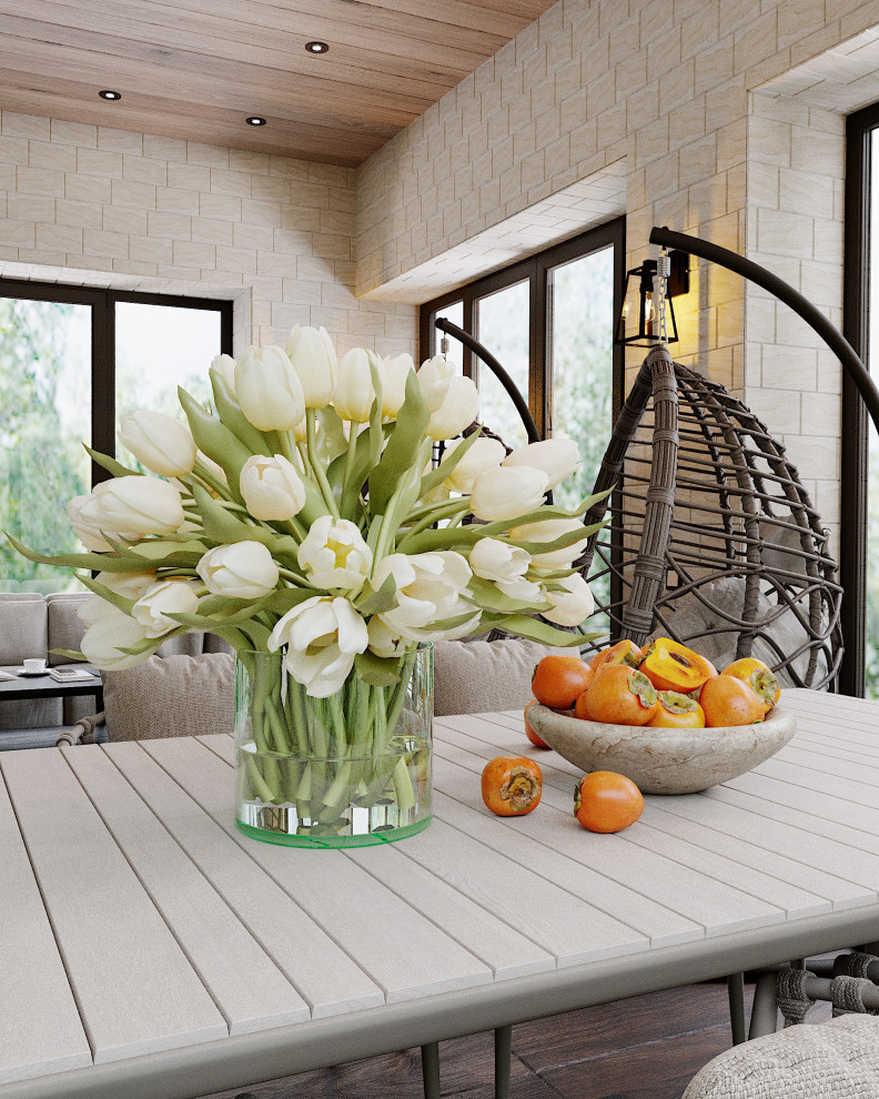 Обложка проекта: Частный дом, неоклассика, 1 этаж