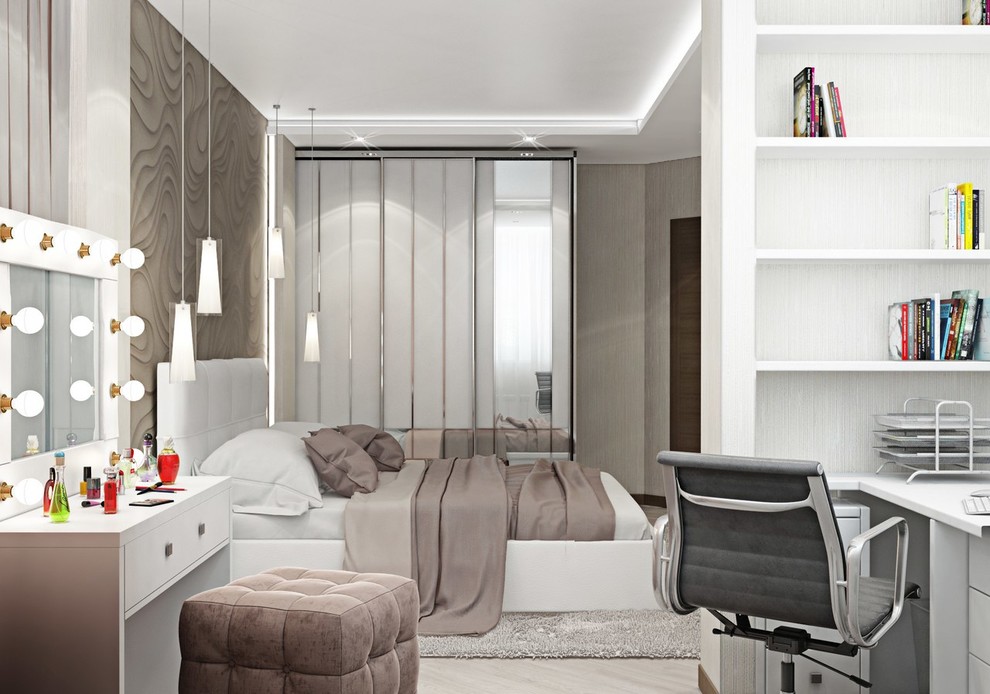 3к.кв. в кофейных тонах в ЖК «Art Residence» (83 кв.м)