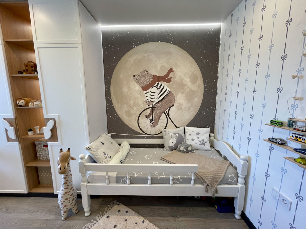 Обложка проекта: Реализованный проект.Детская для двух девочек.