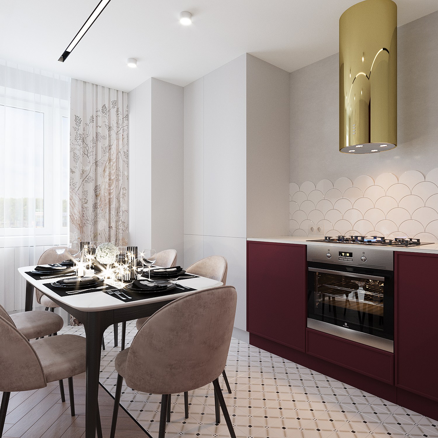 Дизайн проект квартиры 80 кв.м.