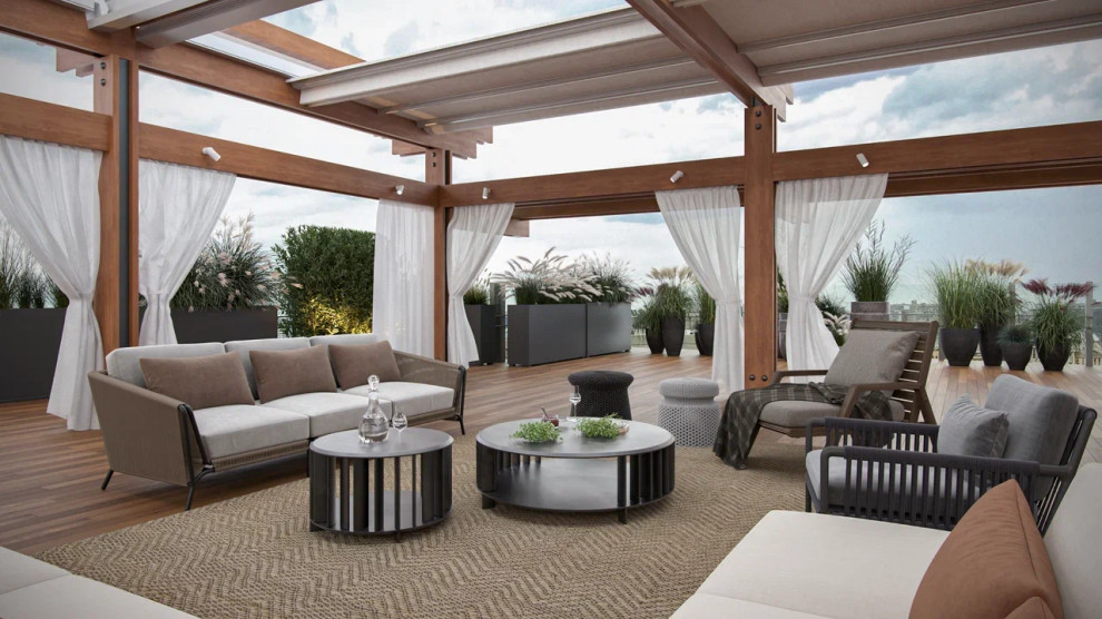 Терраса на крыше