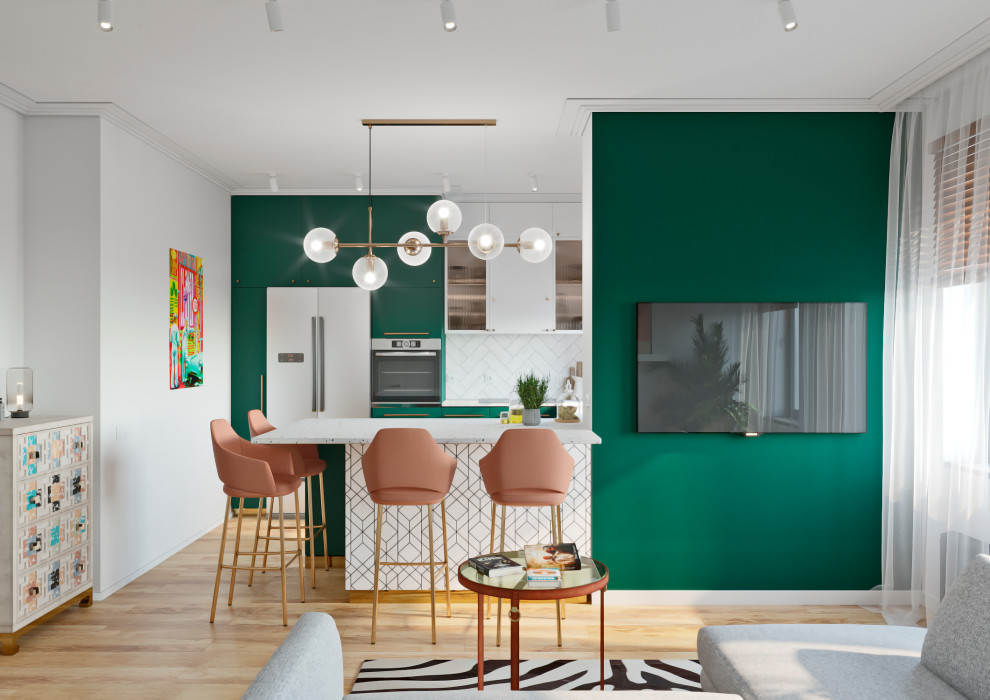 Дизайн-проект квартиры в Москве ЖК Пресненский Вал 14