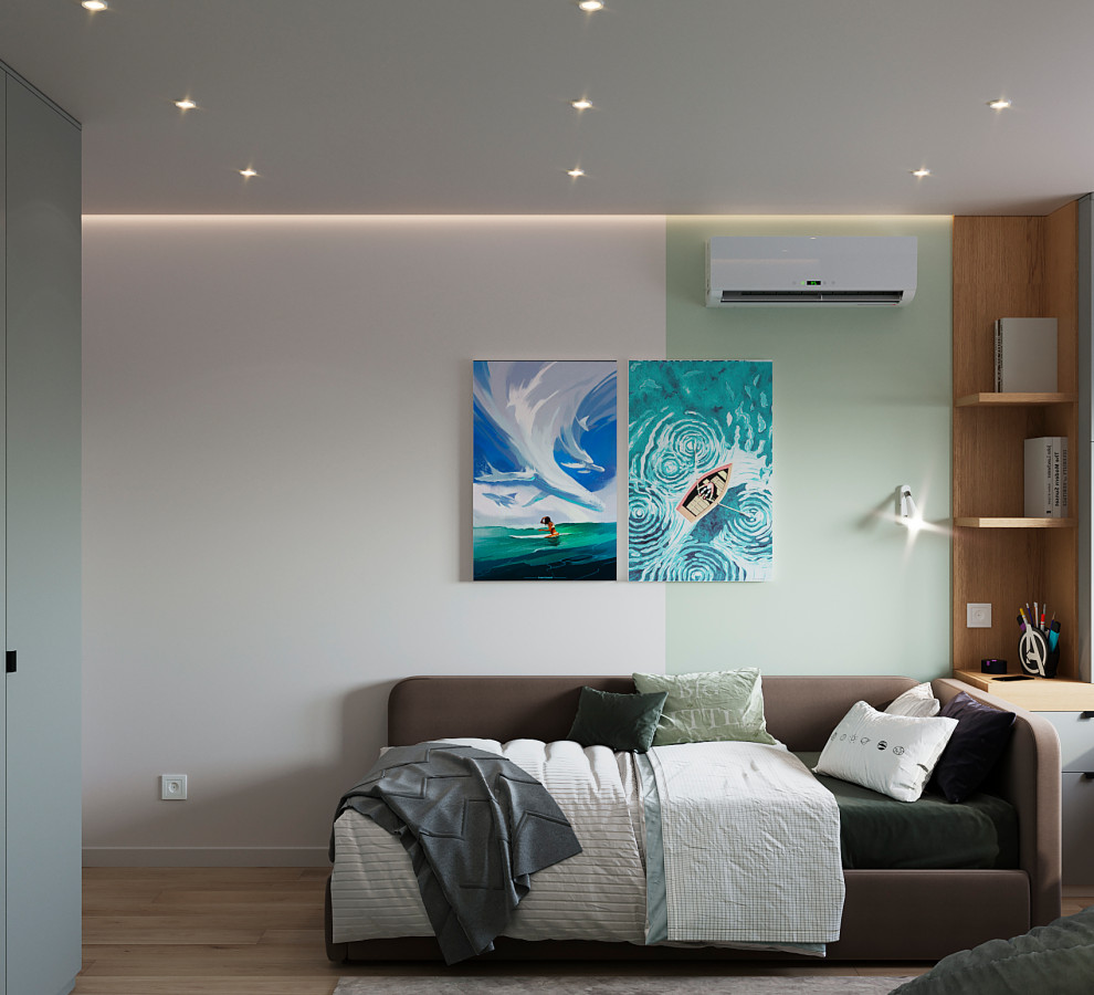 Квартира ул. Энтузиастов, г. Саратов, 2024г (спальня, дет-я девочки, дет-я мал)