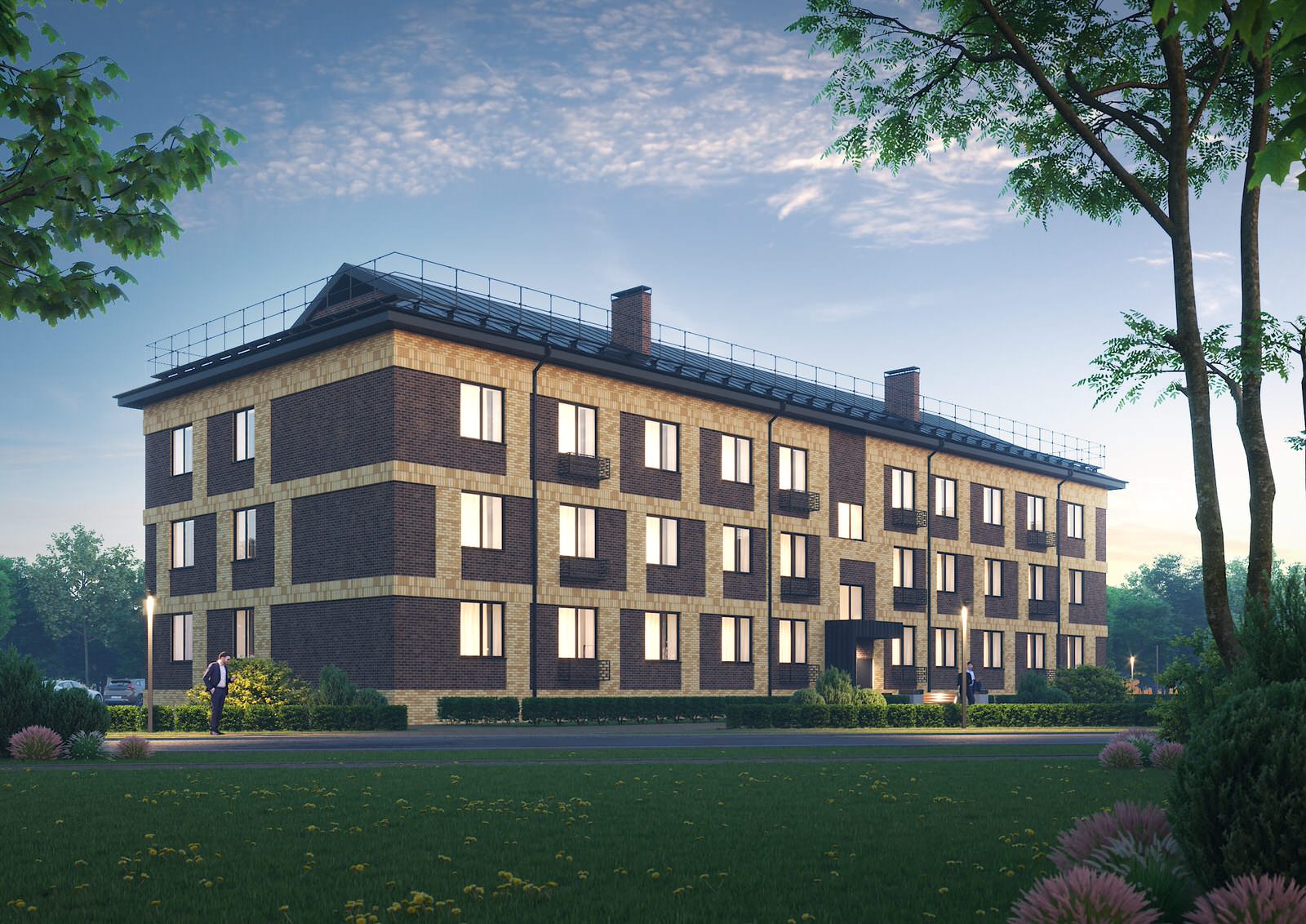 Проект многоквартирного жилого дома в посёлке Прохоровка