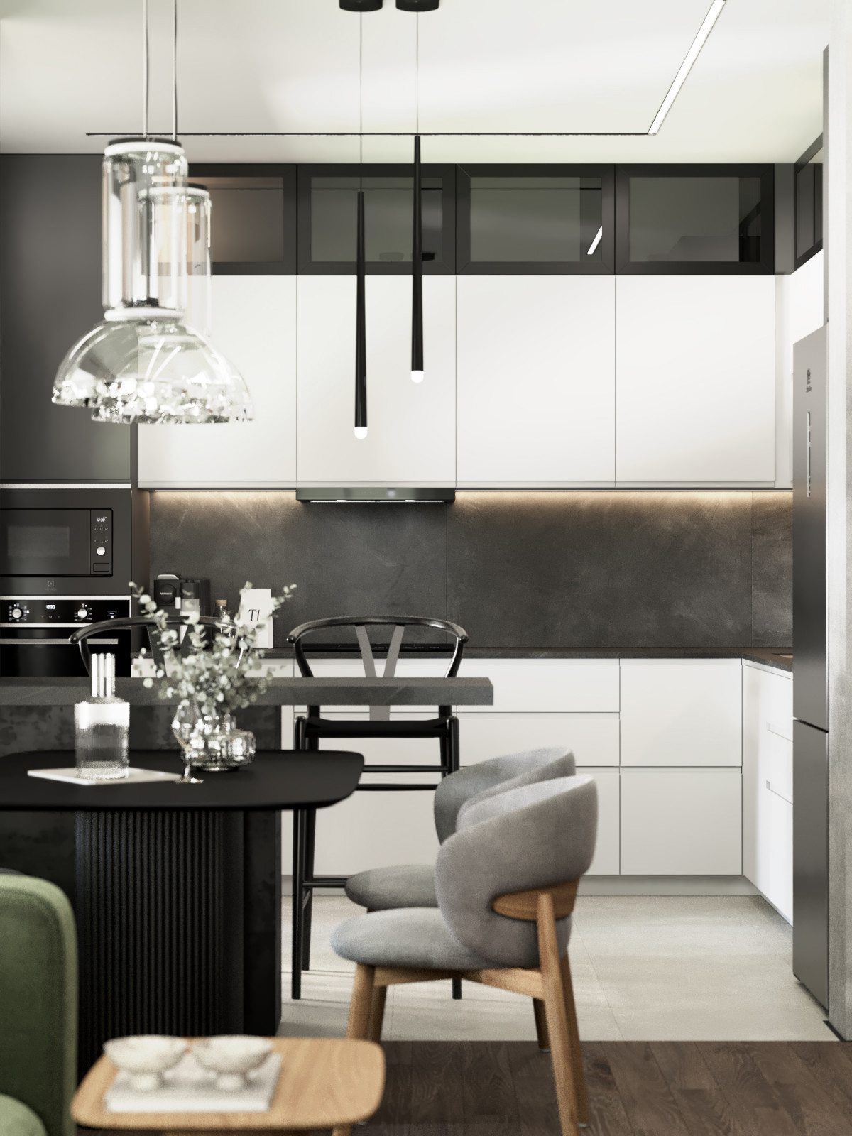 Кухня-гостиная ЖК Царицыно