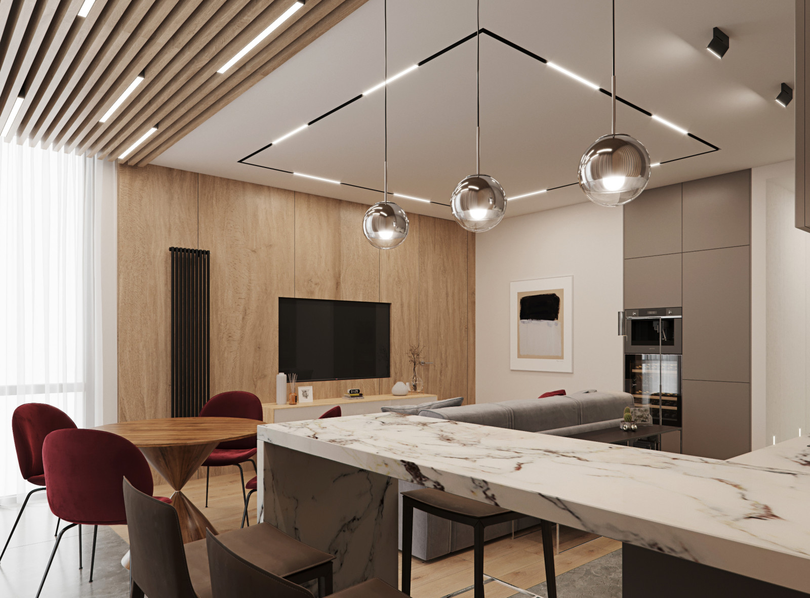 Квартира 113 м² в ЖК «BauHaus»