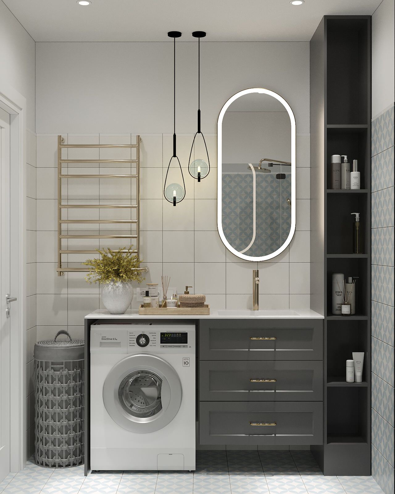 Обложка проекта: Михайловский парк 53 кв.м.