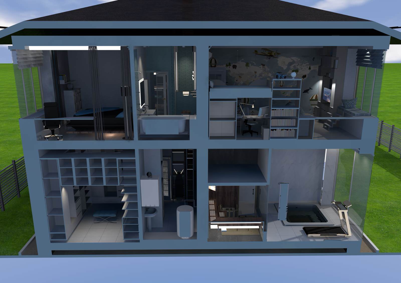 Дизайн проект: Дом мечты в Новом Царицыно, 2020 г.