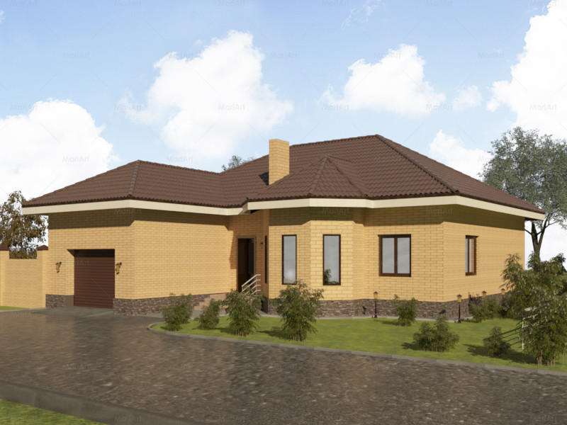 Дом площадью 137 м²