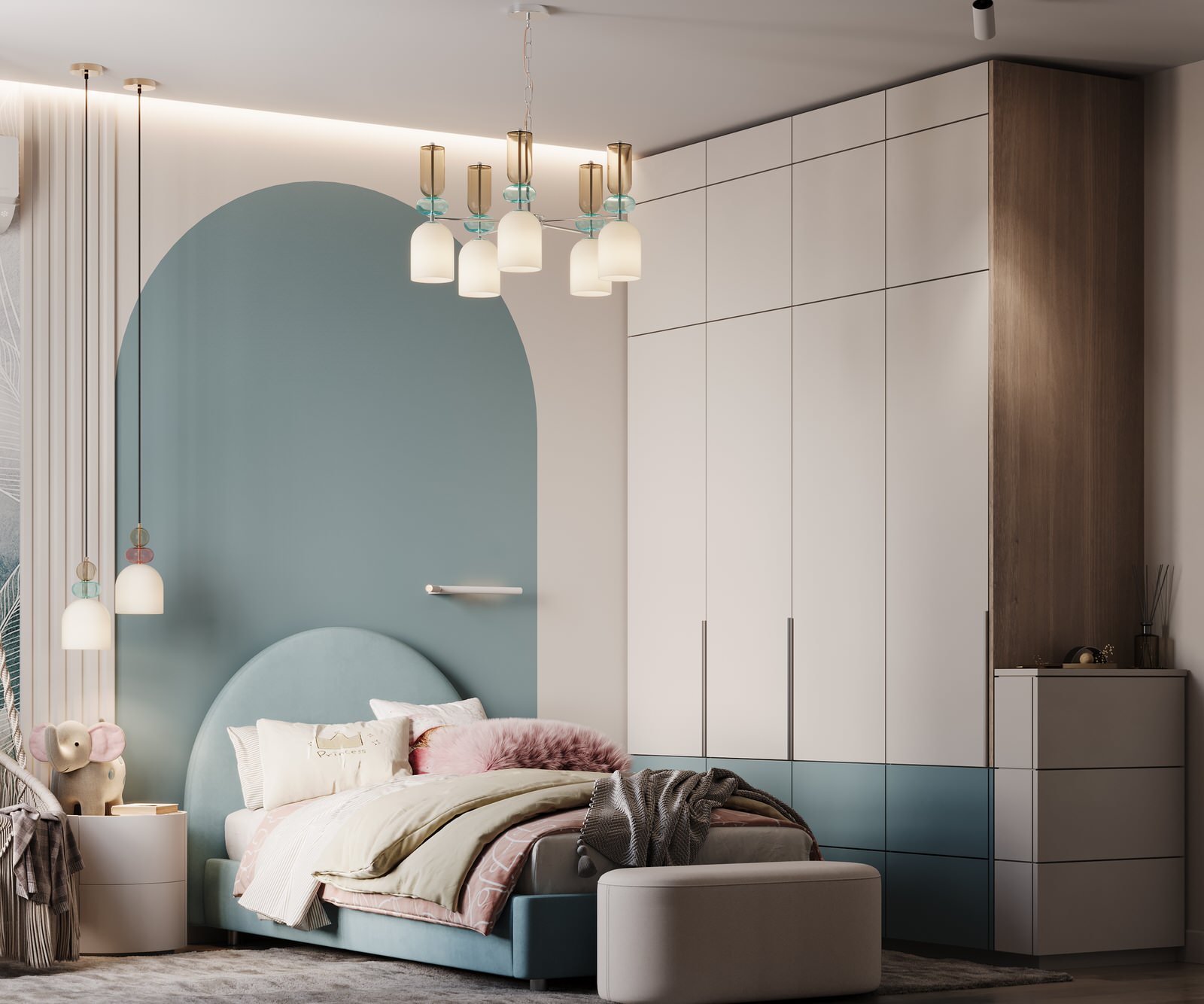 Обложка проекта: Проект трехкомнатной квартиры г. Ростов-на-Дону