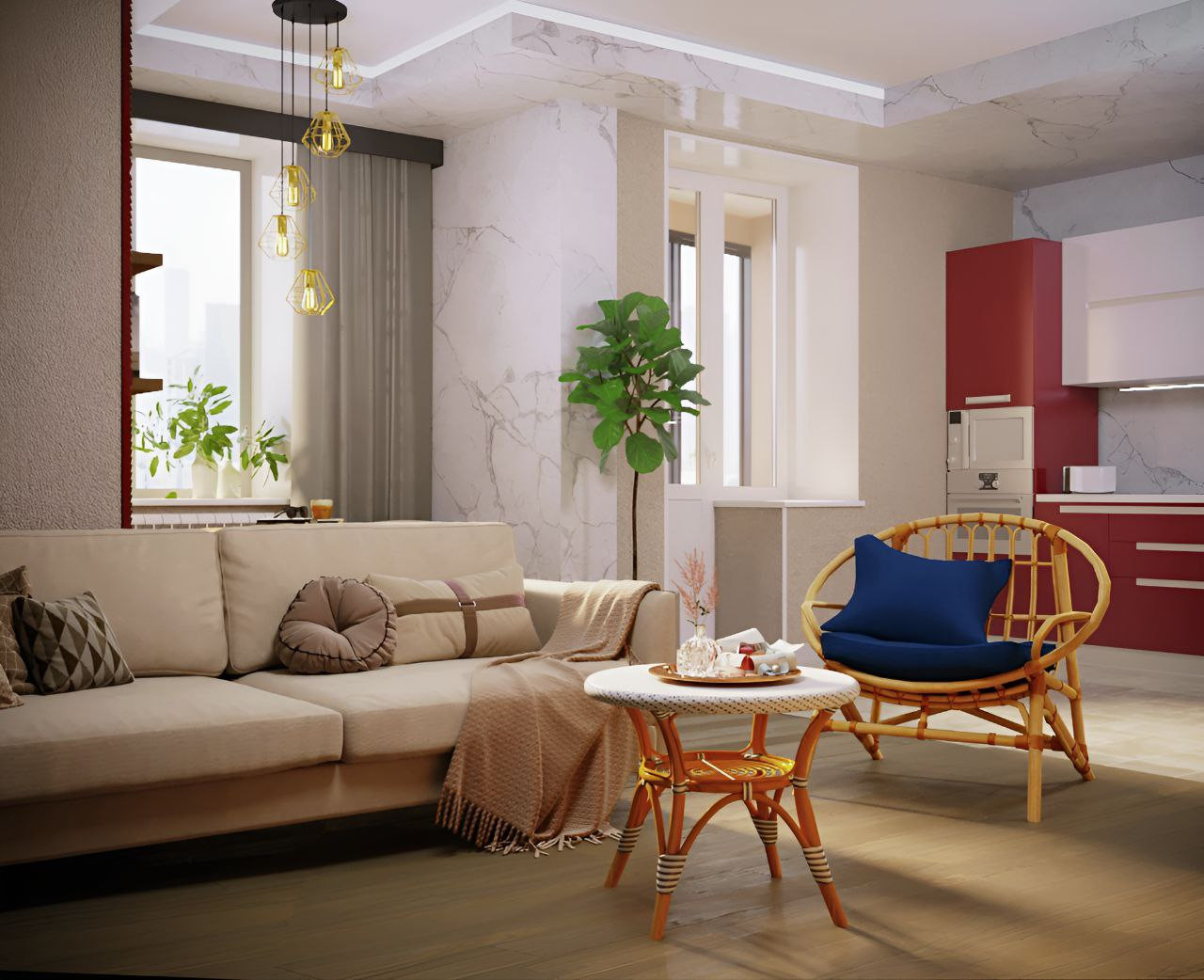 3х комнатная квартира