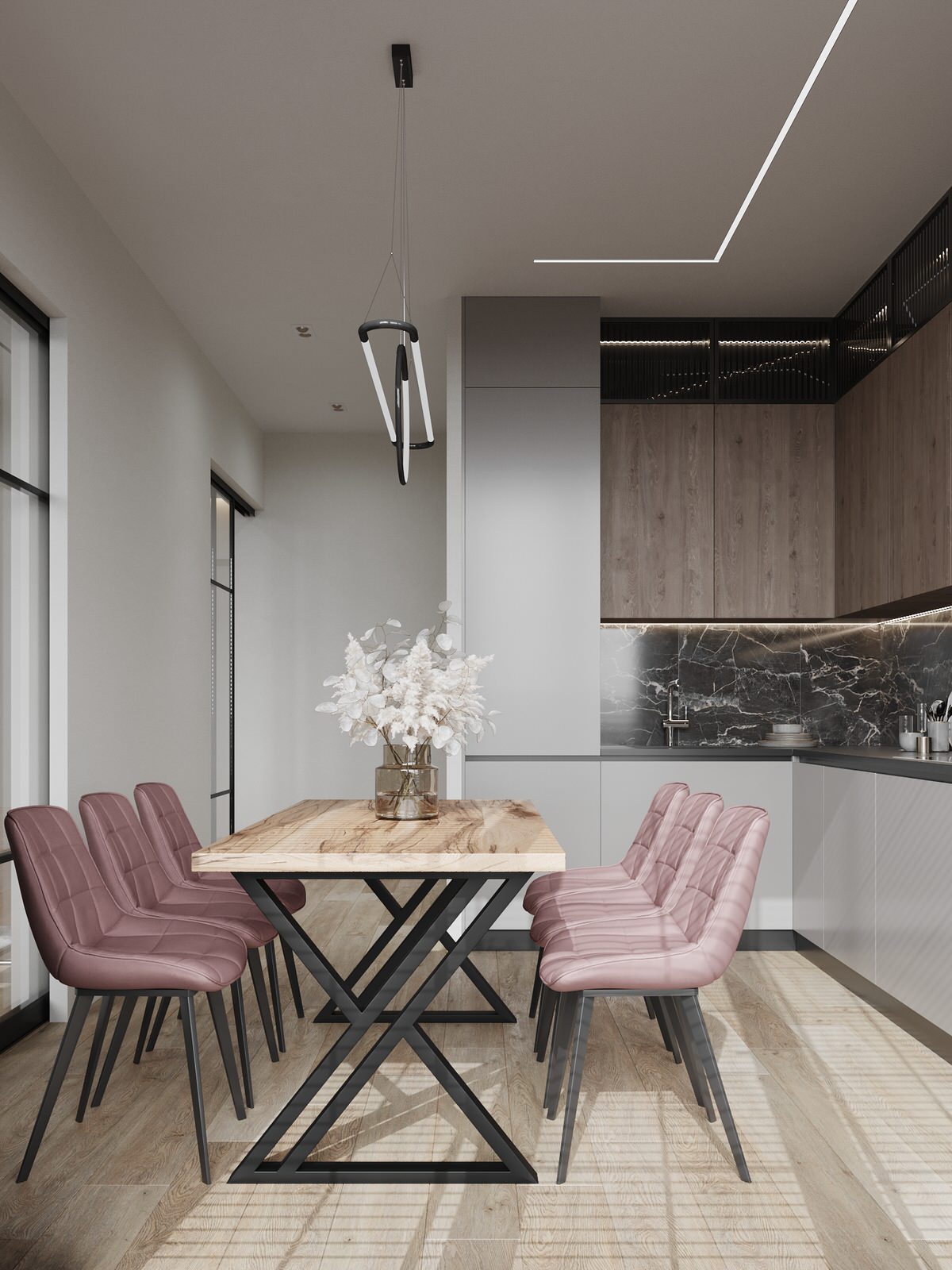 Проект 2х уровневой квартиры