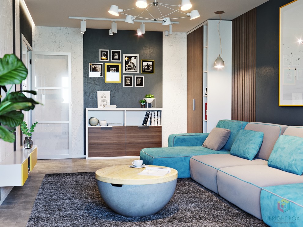 Обложка проекта: Двухкомнатная квартира 60 кв.м.