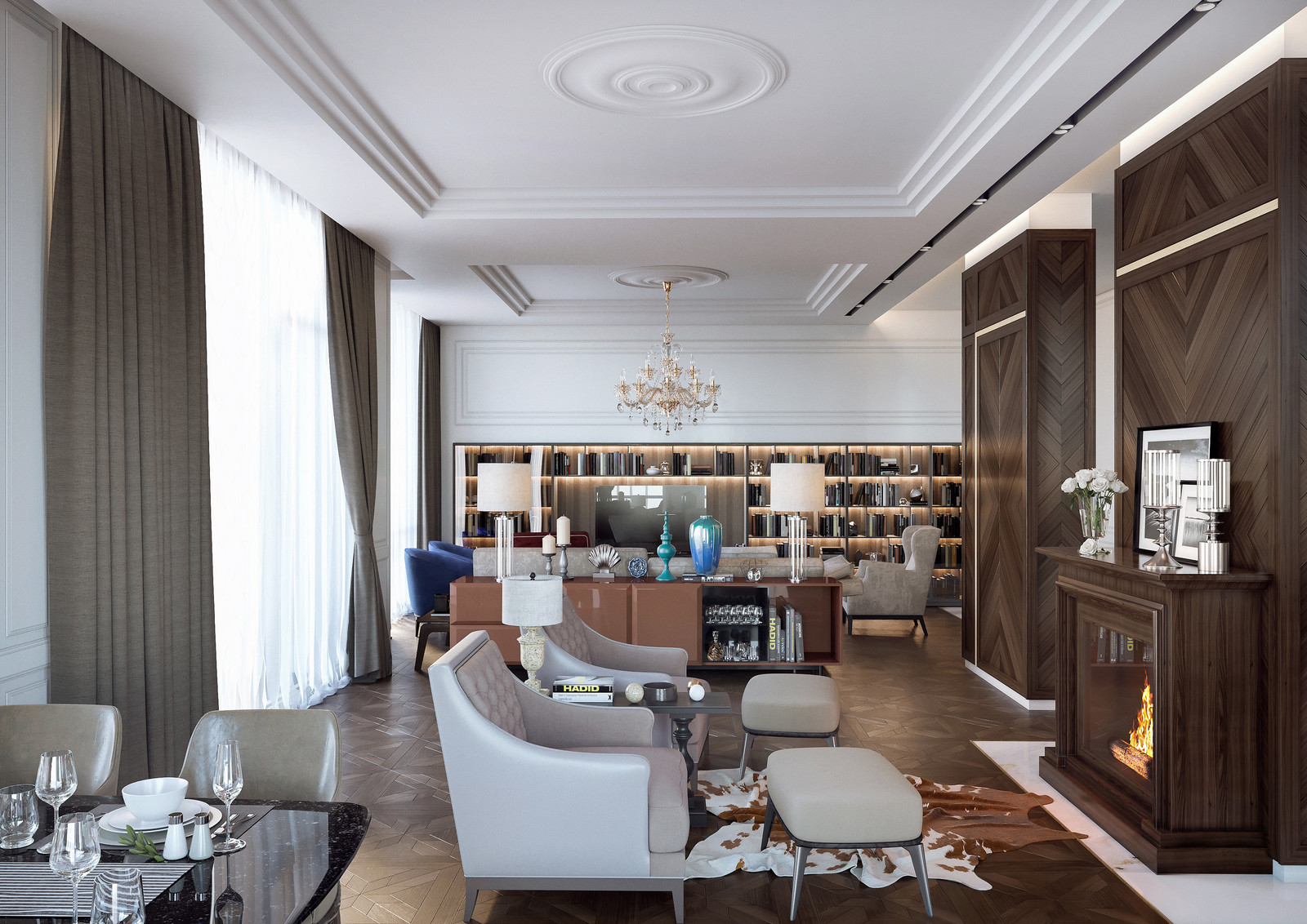 Квартира в классическом стиле