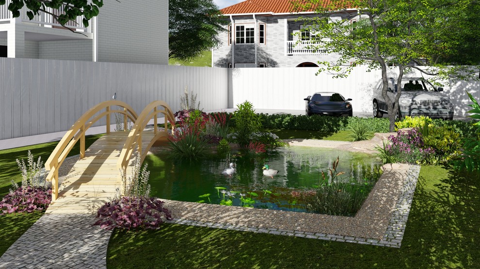 Обложка проекта: Пруд в частном доме, Ремизовка, Алматы