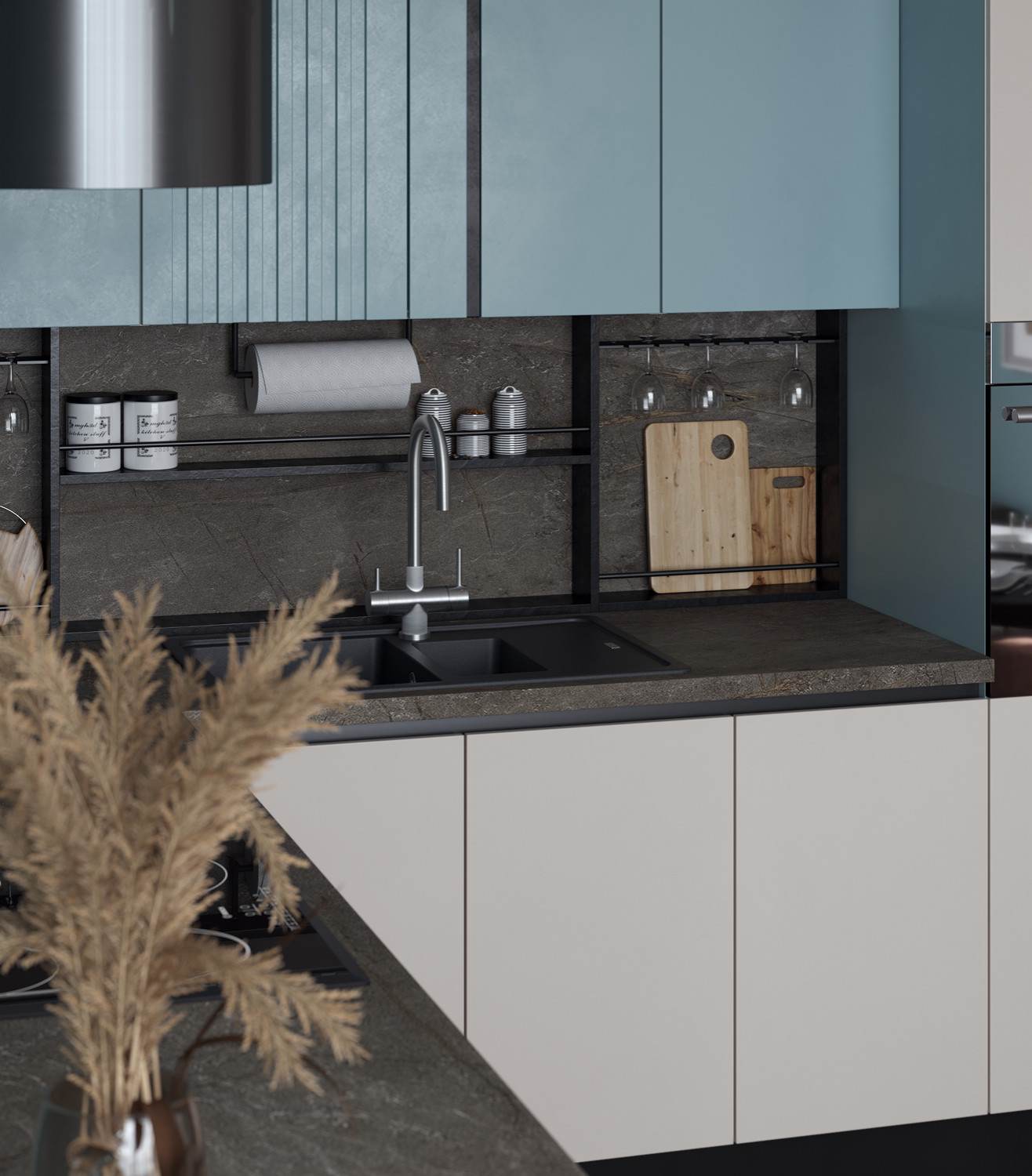 визуализация трехкомнатной квартиры ЖК Варшавская Life