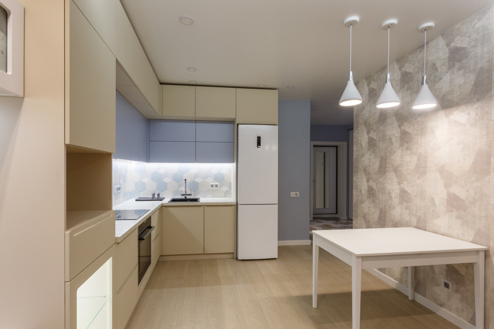 Капитальный ремонт 3-х комнатной квартиры, 85 м², "ЖК ЛОФТ"