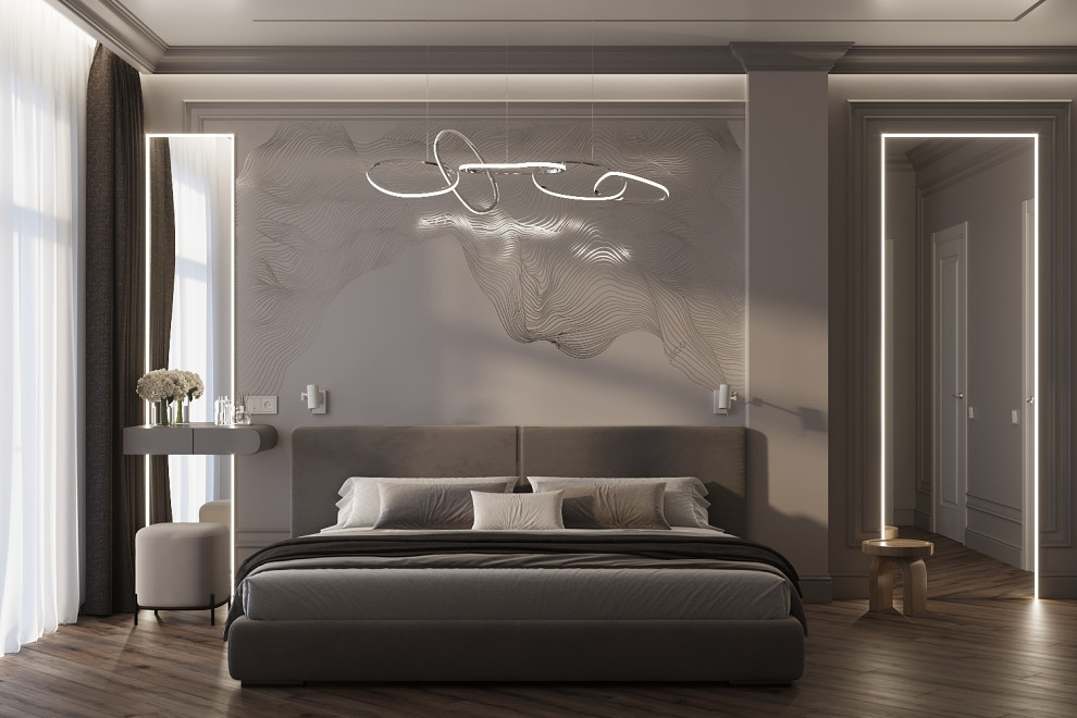 Спальная комната в классическом стиле, подборка идей