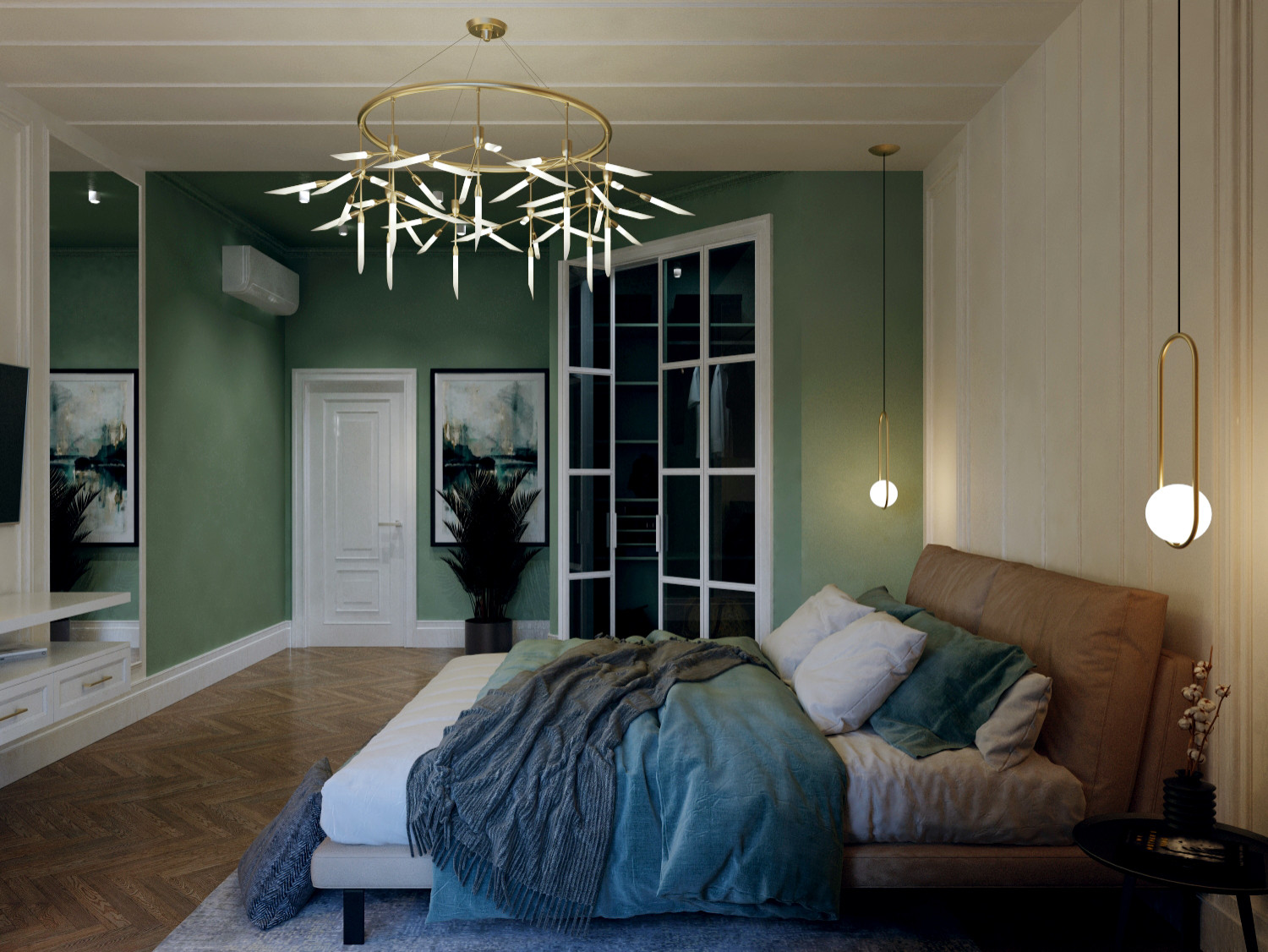 1901 - современная спальня