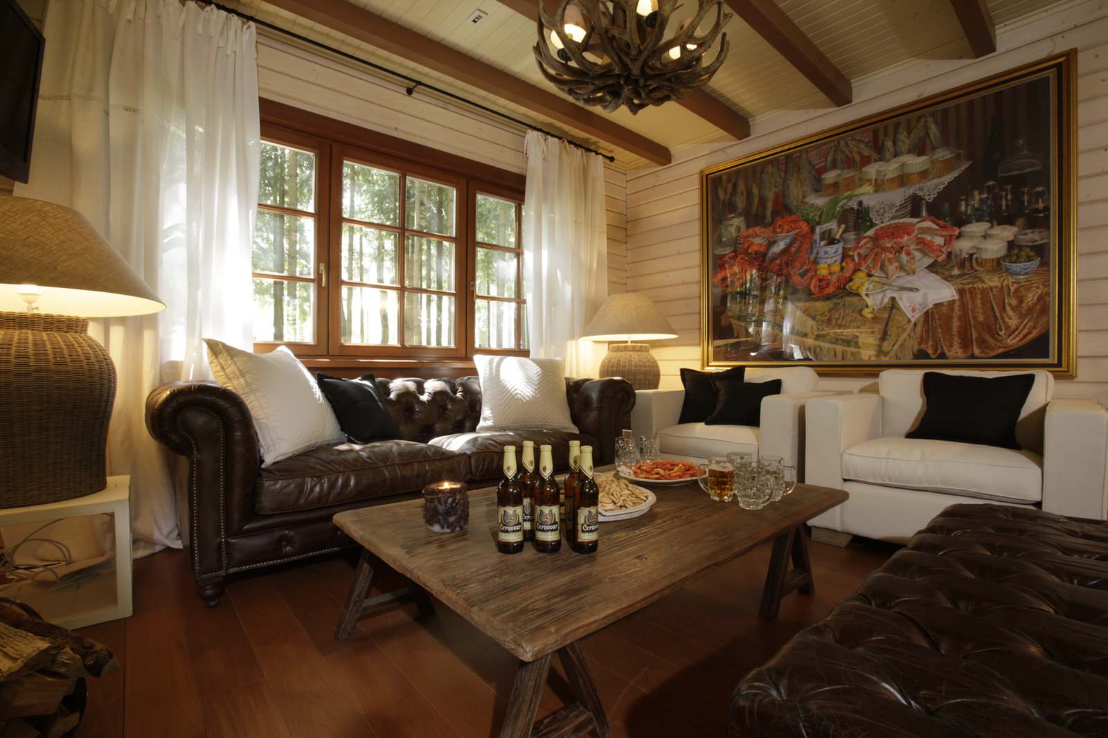 Охотничий домик - баня