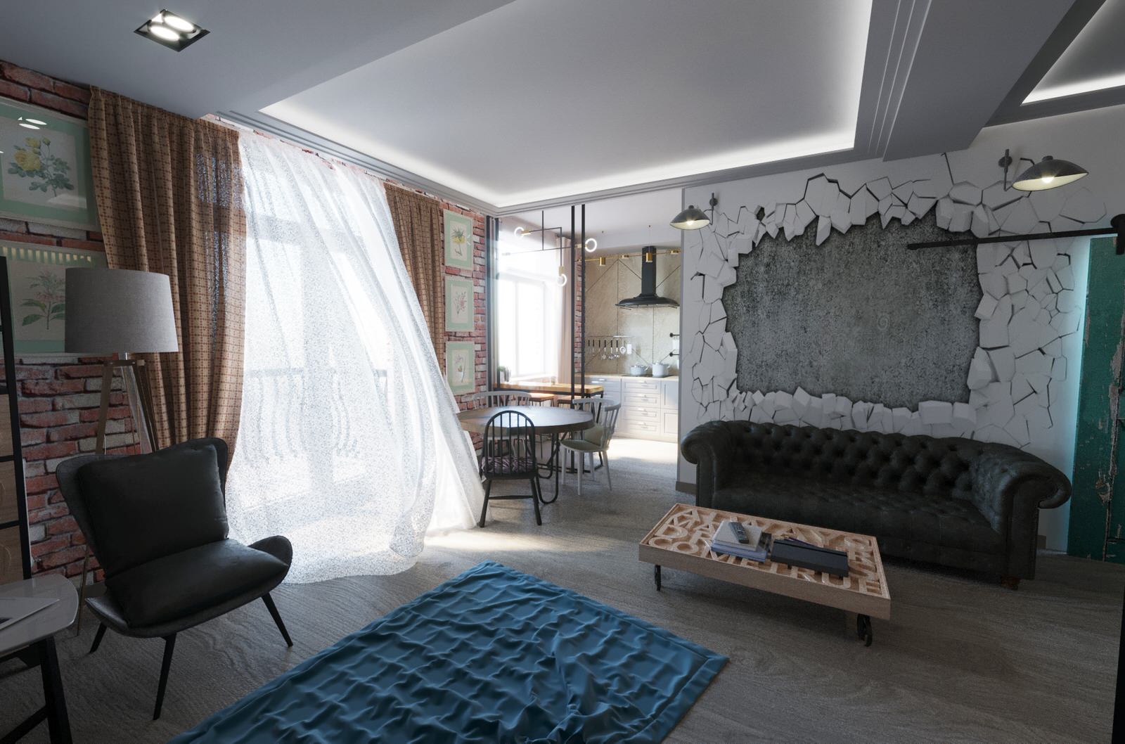 Обложка проекта: Интерьер реконструкция