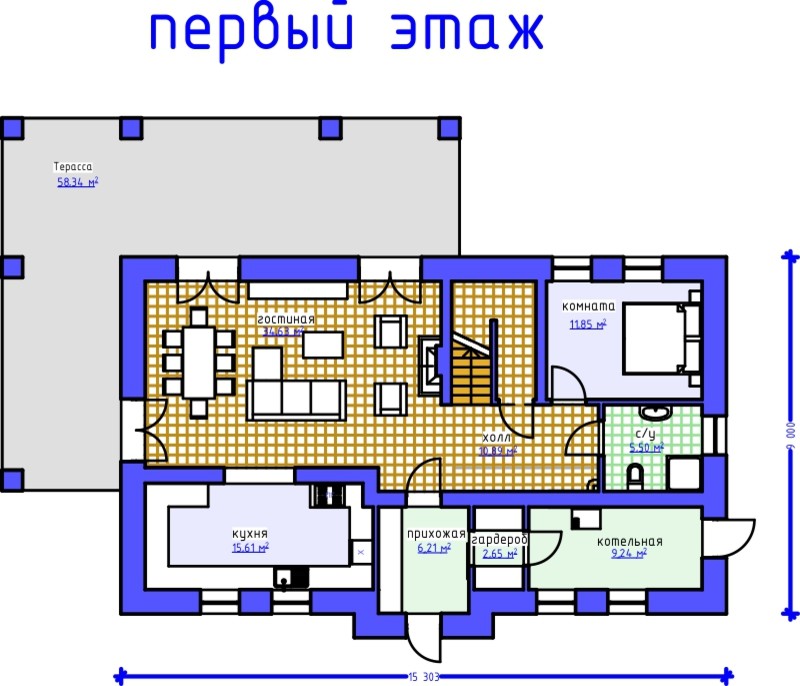 Проект дома Бау 37