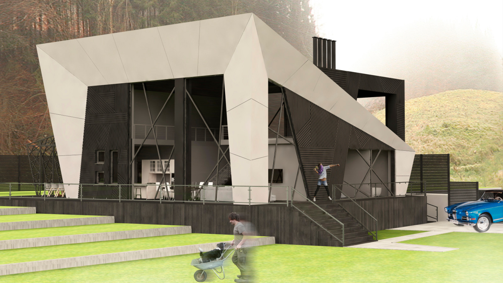 ПРОЕКТ ИНДИВИДУАЛЬНОГО ЖИЛОГО ДОМА «LIEBE INDIRECT» 2.0