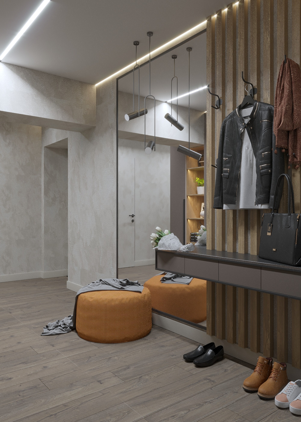 Современная квартира для молодой пары