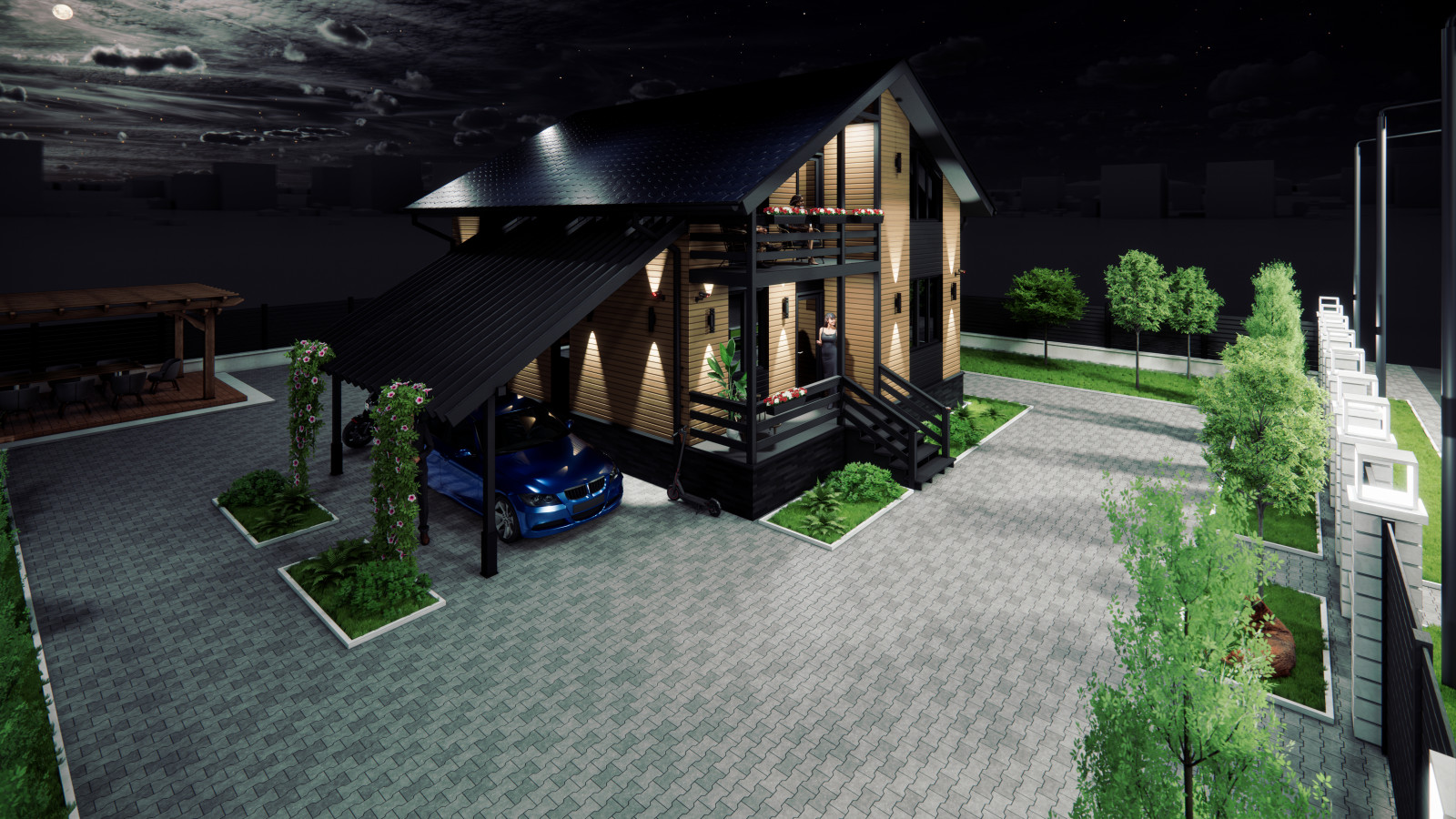 Дом из профильного бруса