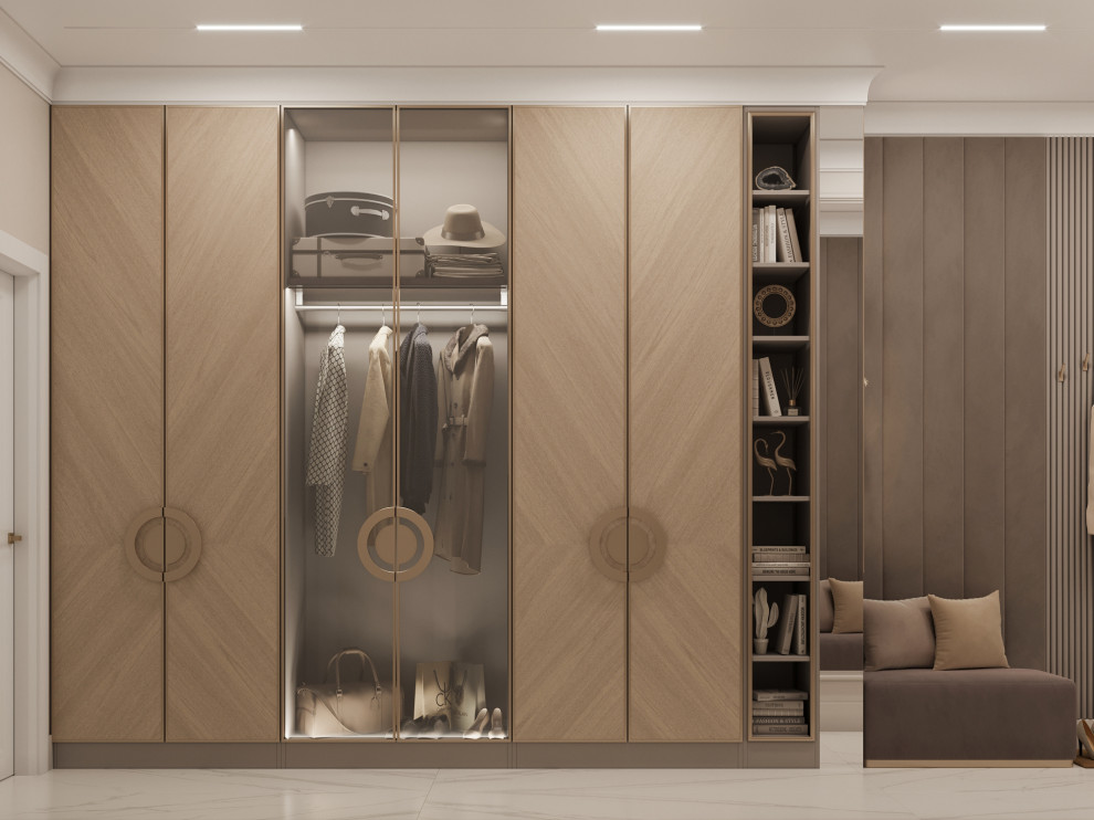 "Тёплое какао", квартира в ЖК "Дворянский", 98 м2