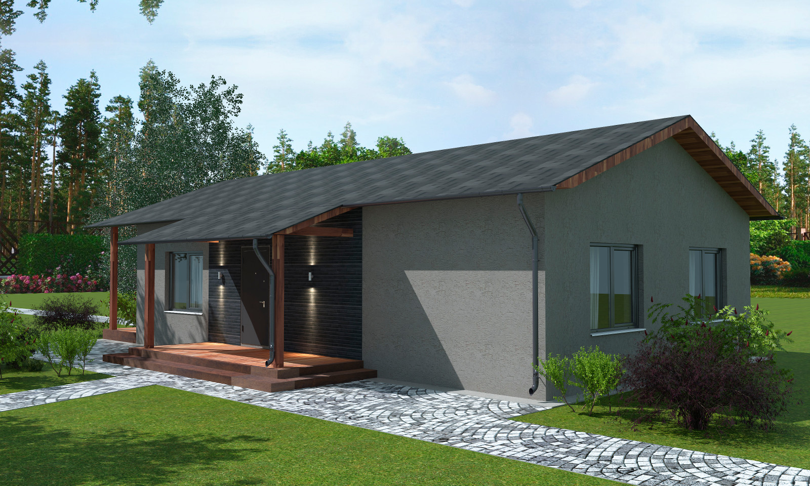 Проекты недорогих домов, для строительной фирмы