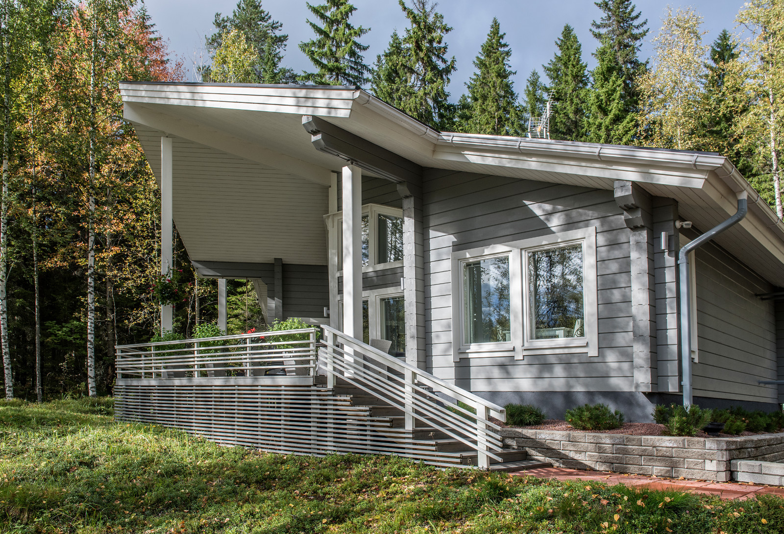 Экстерьер. Покрашенные объекты