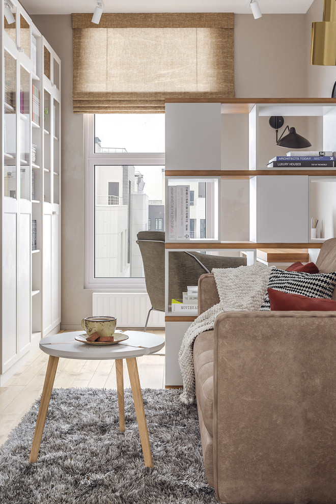 Интерьер квартиры для молодой пары в ЖК Загородный Квартал