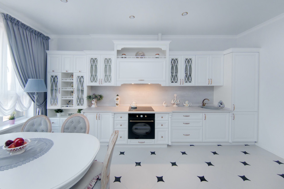 Обложка проекта: Классическая кухня из массива бука