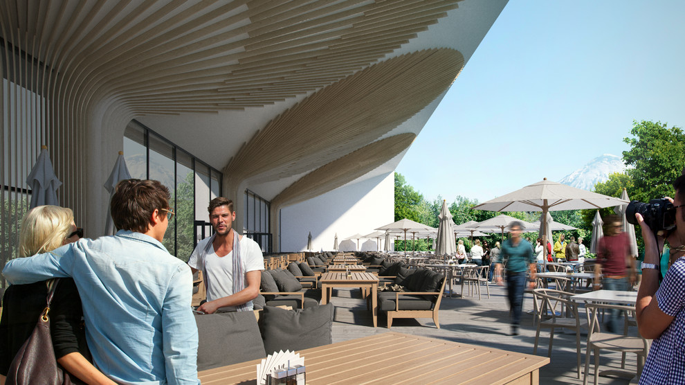 Обложка проекта: Cafe Terrace Alps