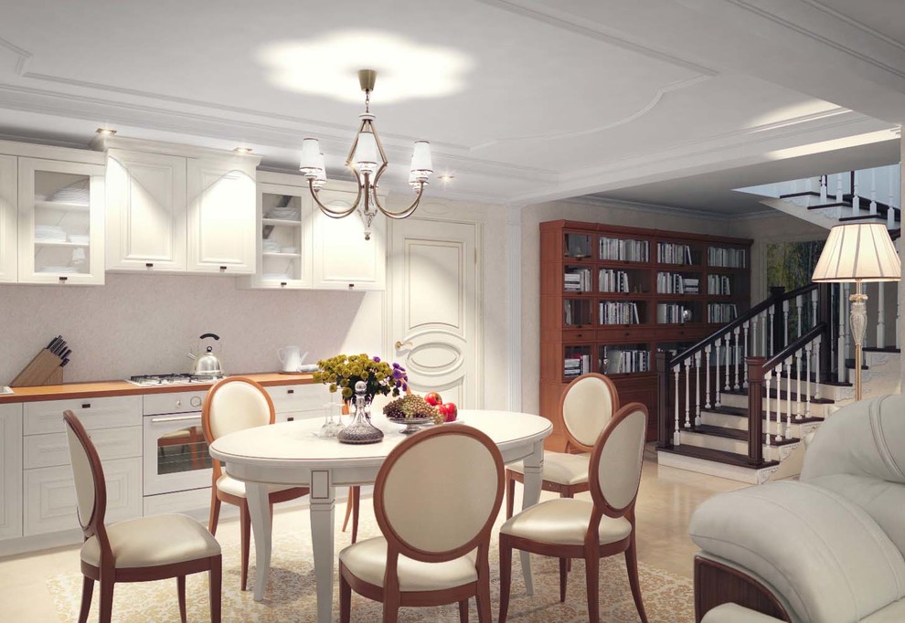 Благородная классика дома на берегу Волги