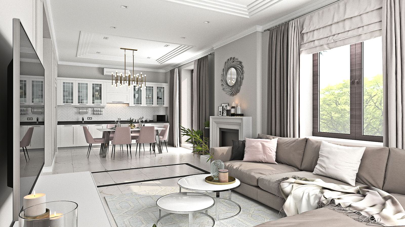 Обложка проекта: Дом в стиле неоклассика