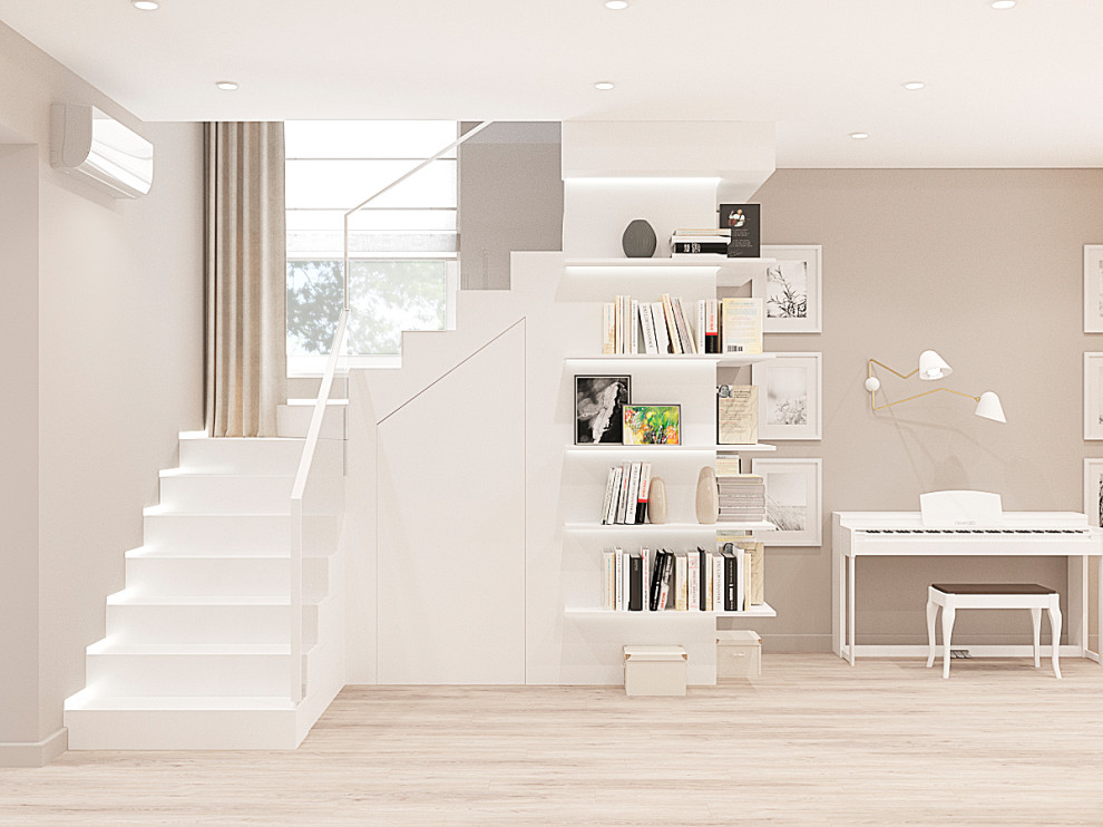 Столовая-гостиная в частном доме