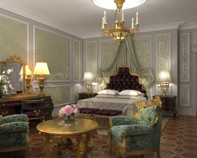 Interior design of Lux apartments of the Bariatinsky Palace