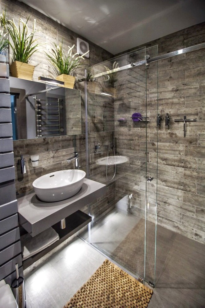 Санузел в стиле Лофт