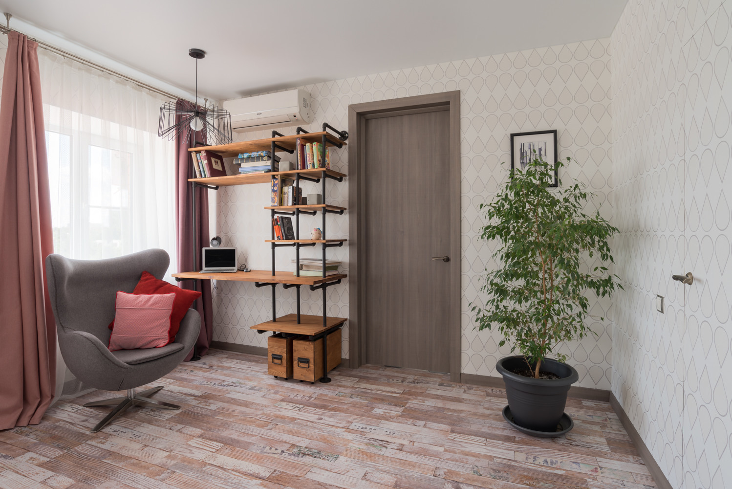 Просторная квартира в стиле лофт