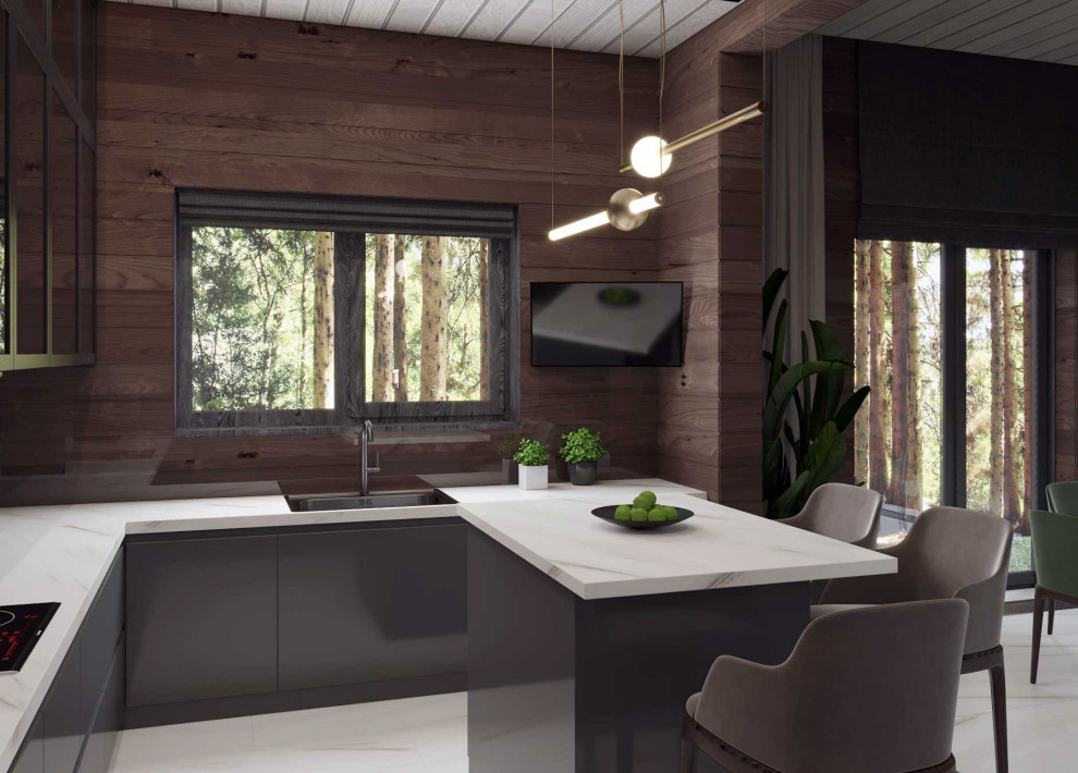 Коттедж из клееного бруса