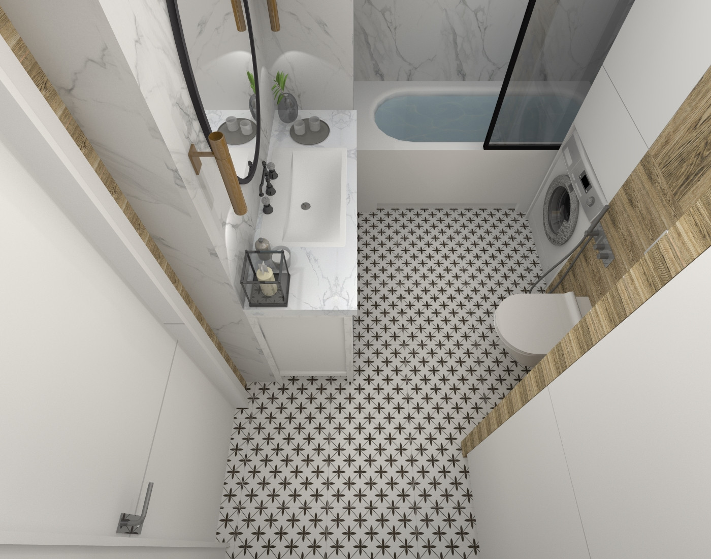 Однокомнатная квартира для троих