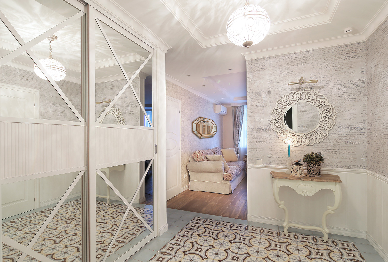 Уютная классика в квартире 65 м кв