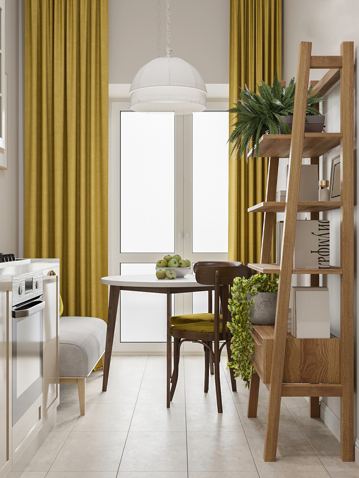 Квартира на Кутузовском проспекте с элементами ретро